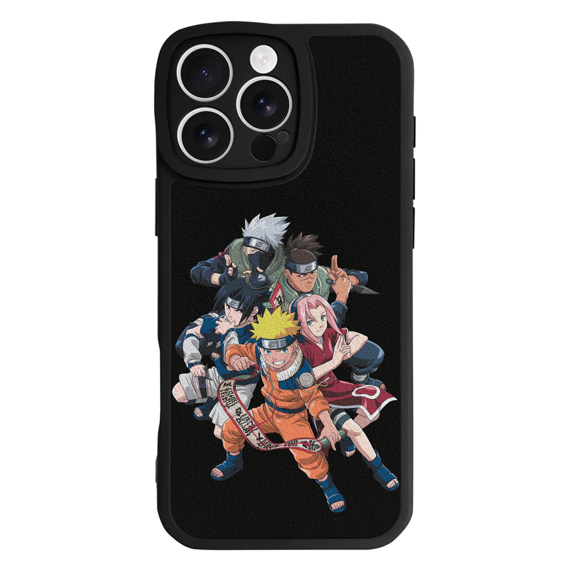 （画像用） NARUTO -ナルト- うずまき ナルト Uzumaki Naruto 【iPhone 16シリーズ対応】シリコンスマホケース（レザー調） 材質：シリコン
